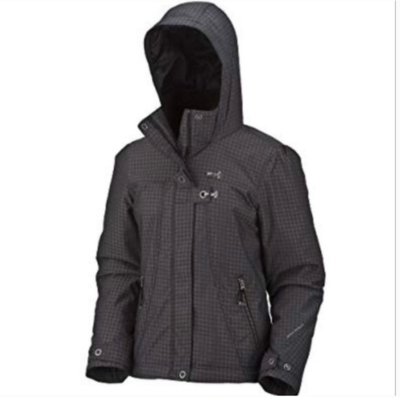 Women’s Columbia Omni Shield Abbot Kinney Houndstooth Faux Fur Winter Jacket M - Picture 1 of 14